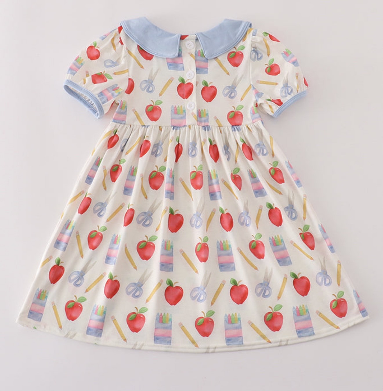 Back To School Print Dress