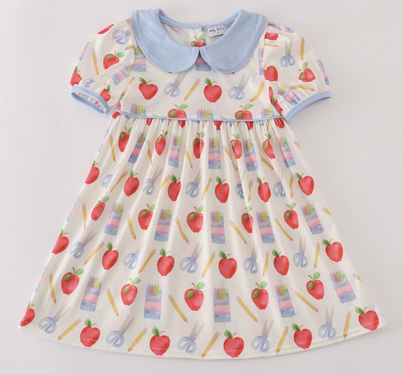 Back To School Print Dress