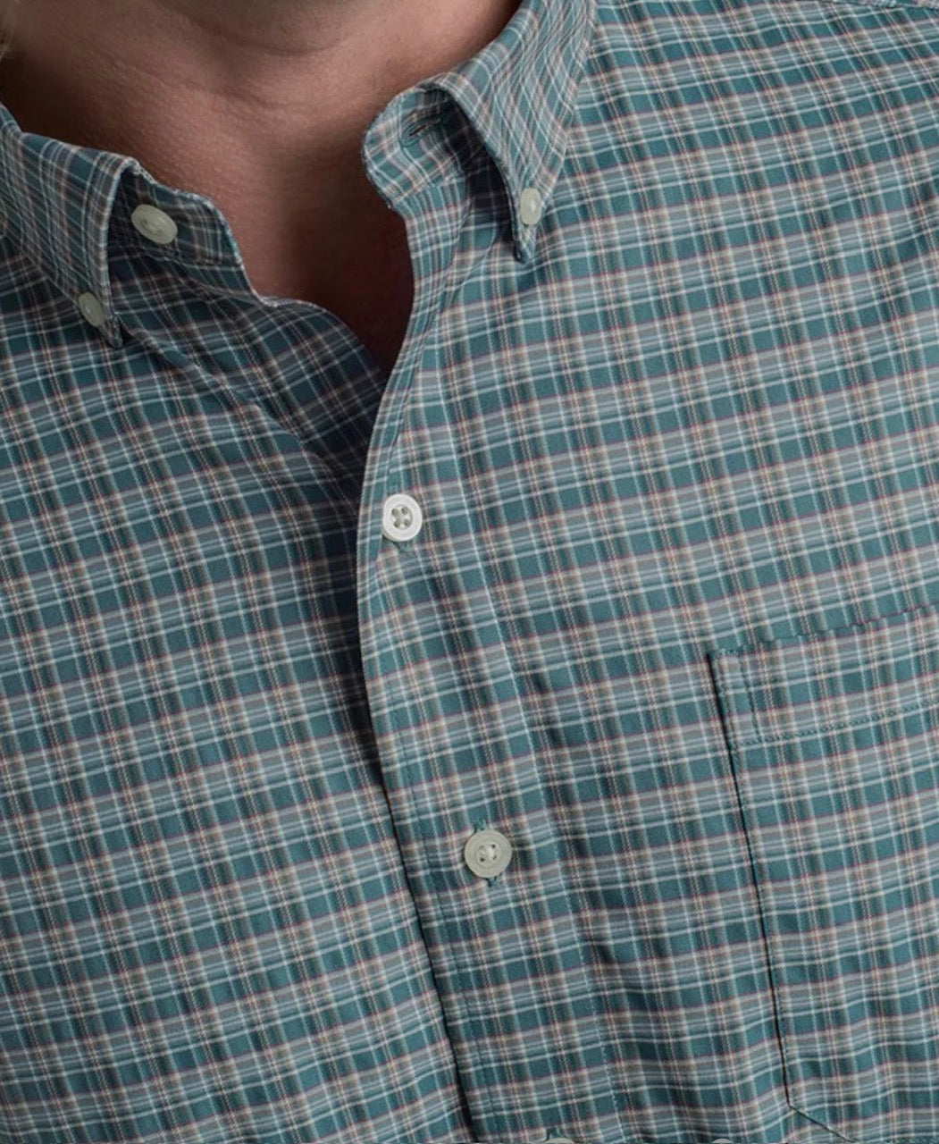 Southern Shirt Bennett Plaid-Bayou Teal