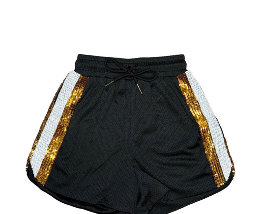 Belle Cher Black & Gold Cheer Set