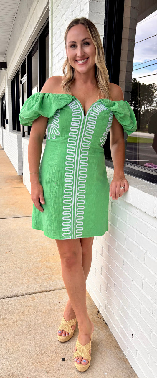Linen Mini Dress