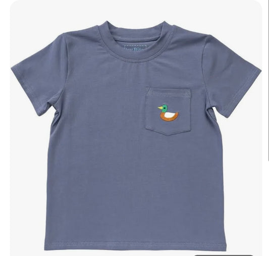Itsy Bitsy Mallard Pocket Tee Short Set