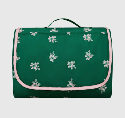 Pink and Green Azalea Golf Cart Seat Cover