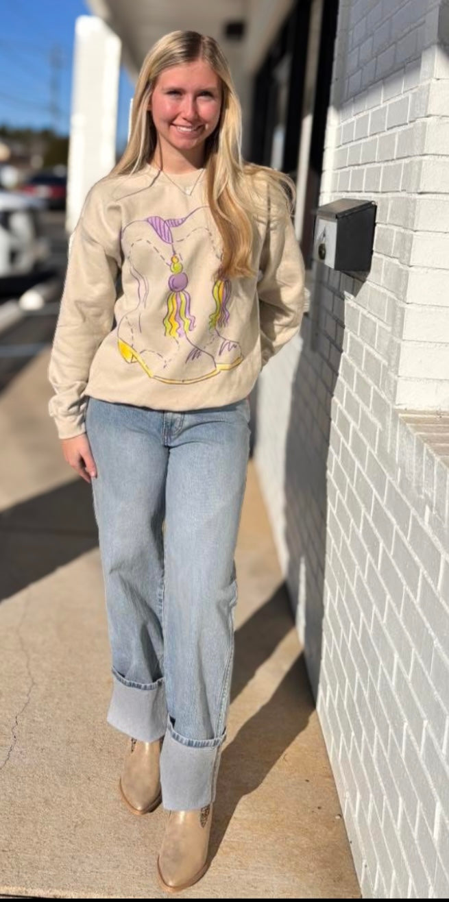 Mardi Gras Stomping Boots