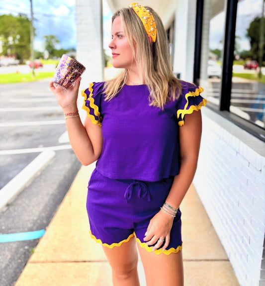 Purple and Gold Set