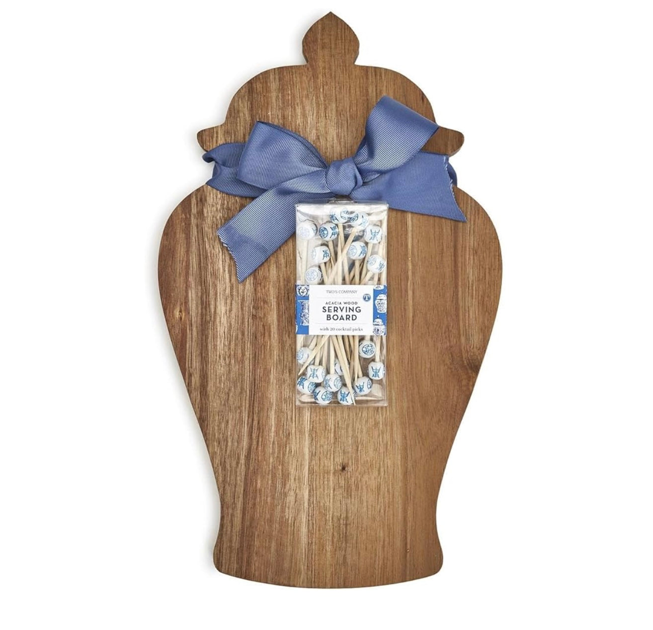 Ginger Jar Serving Board W/cocktail Picks