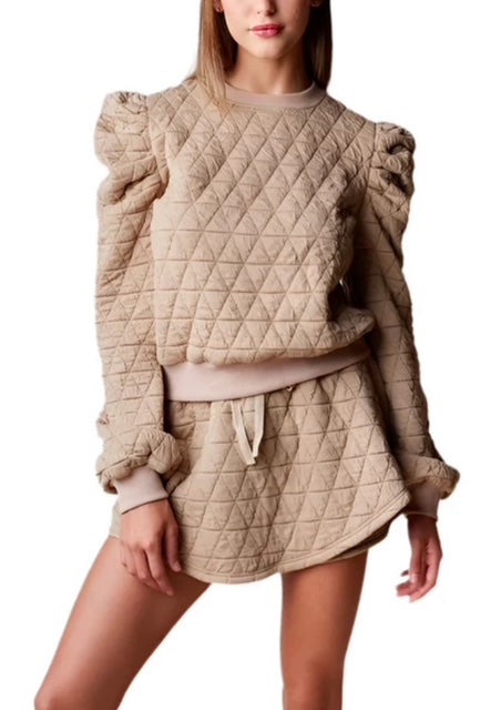 Quilted Skort Set