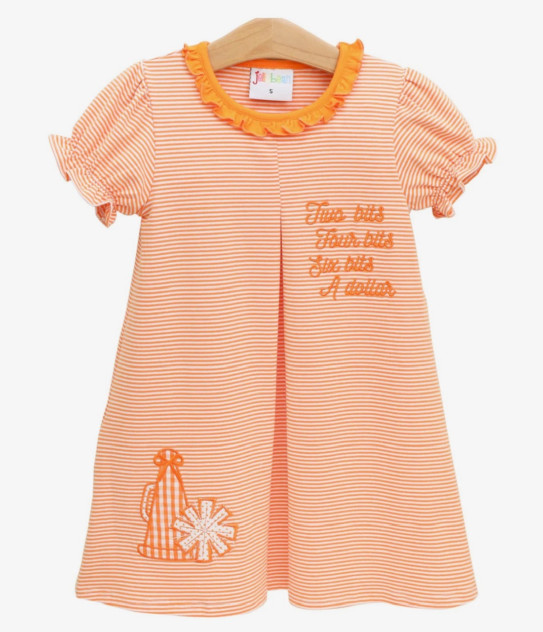 Stand Up and Hollar Pleat Dress-Orange